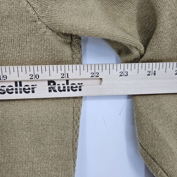 Pj Paul Jones Cardigan Sweater Mens Large‎ Collar Tan Long Sleeve Casual Preppy - Picture 8 of 10